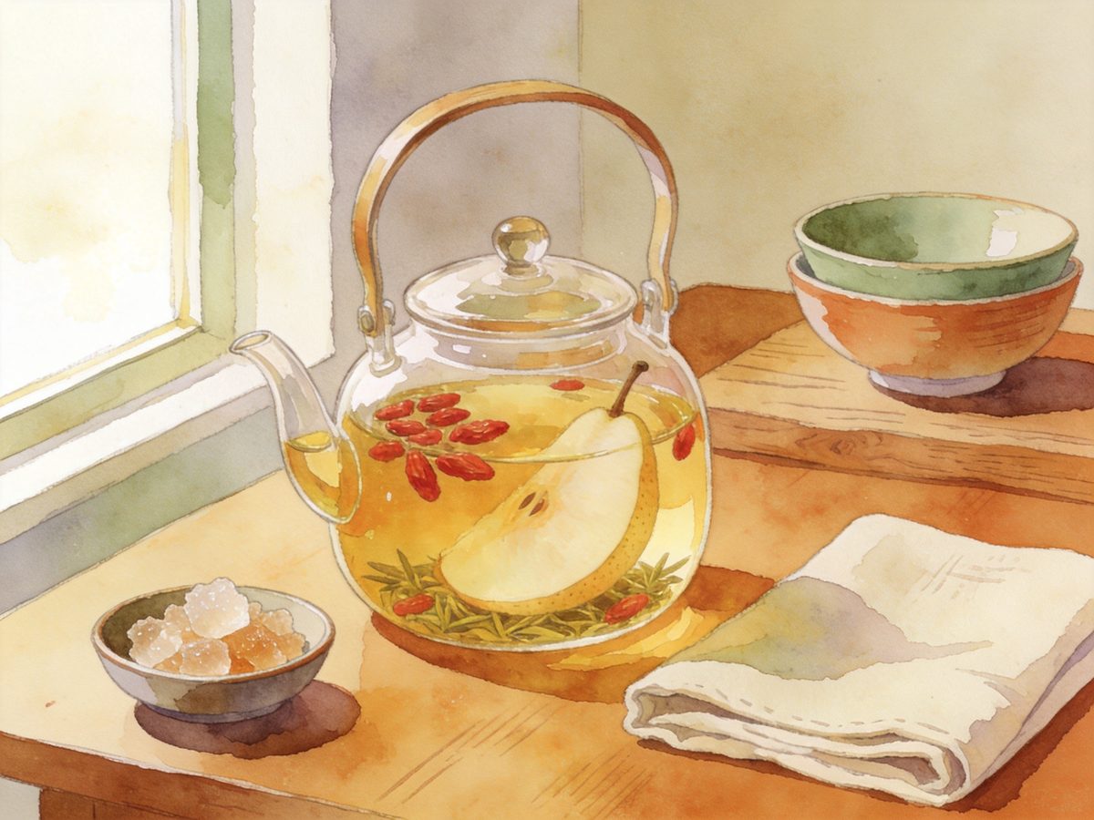 Chinese Herbal Tea for Cough: 4 Gentle Recipes, Safety Notes