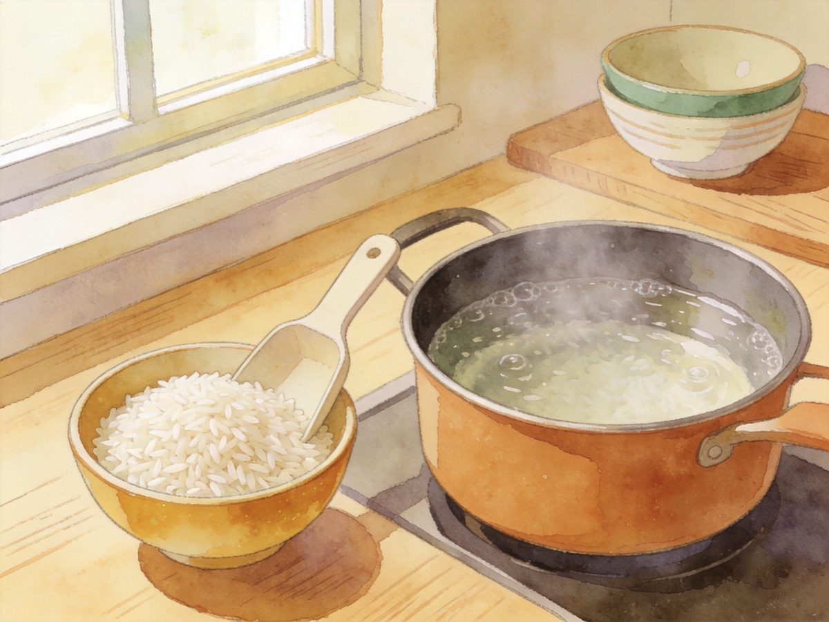 Congee from Uncooked Rice: Start From Dry, Not Leftover