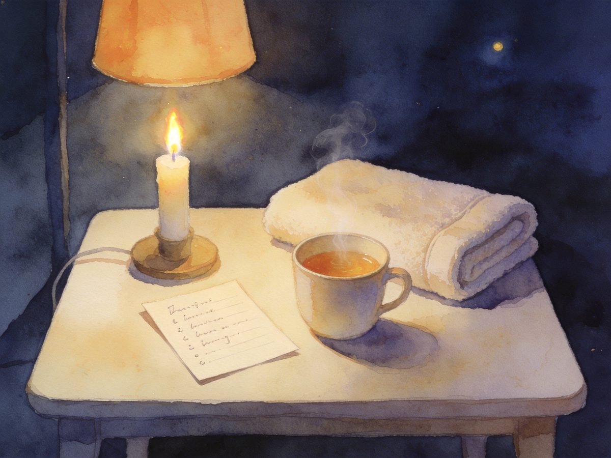 An Evening Routine for Feeling Overwhelmed: 7 Gentle Steps