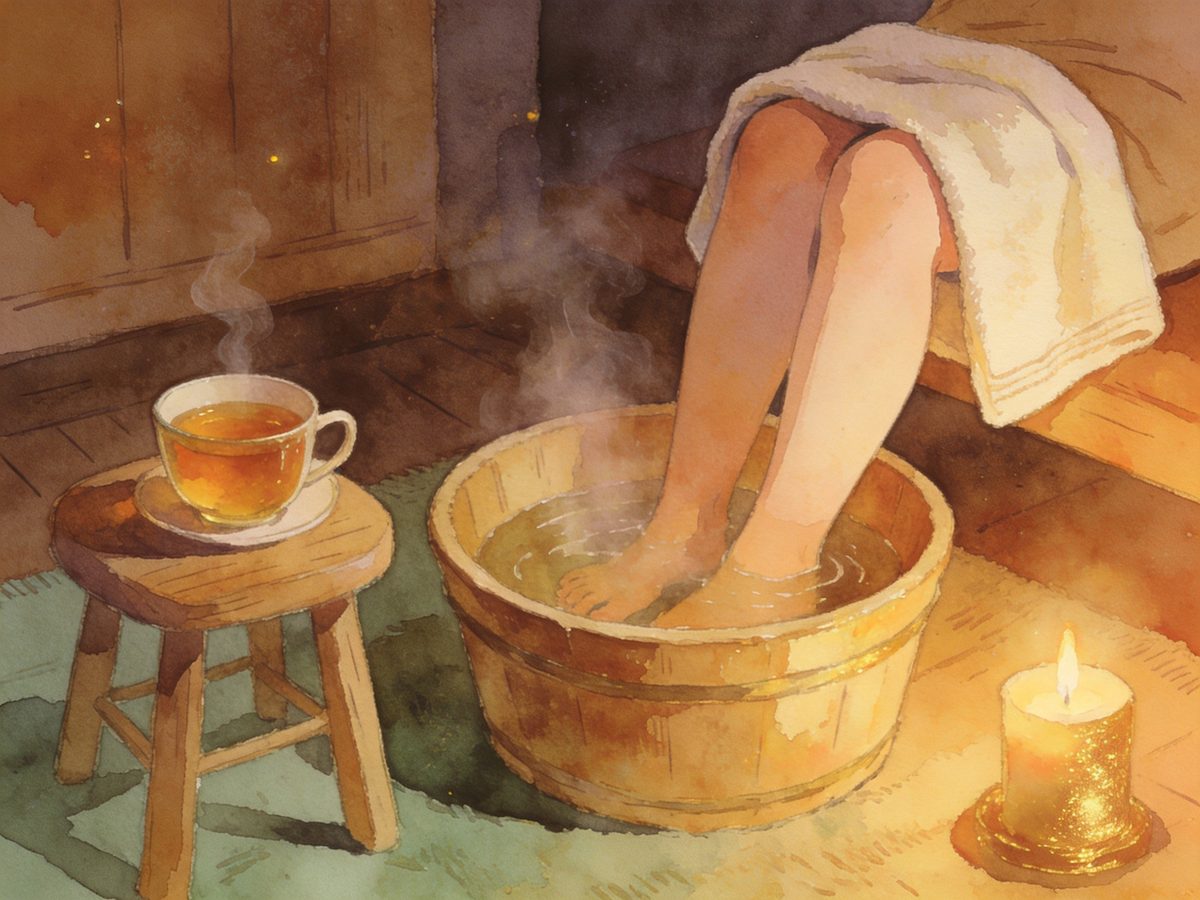 Sweating During a Foot Soak: What TCM Tradition Says