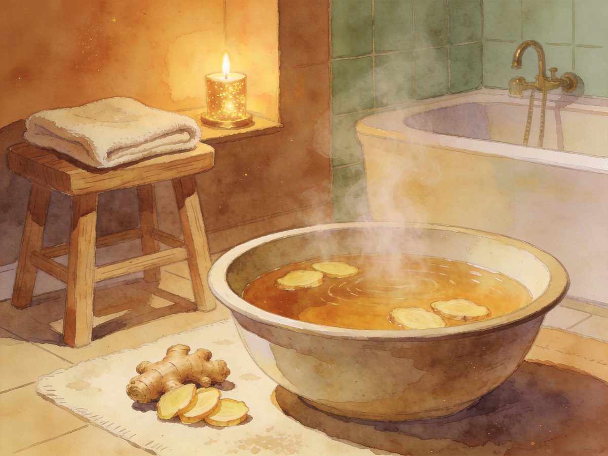 Ginger Foot Soak: The Warming Recipe and Who Should Skip It