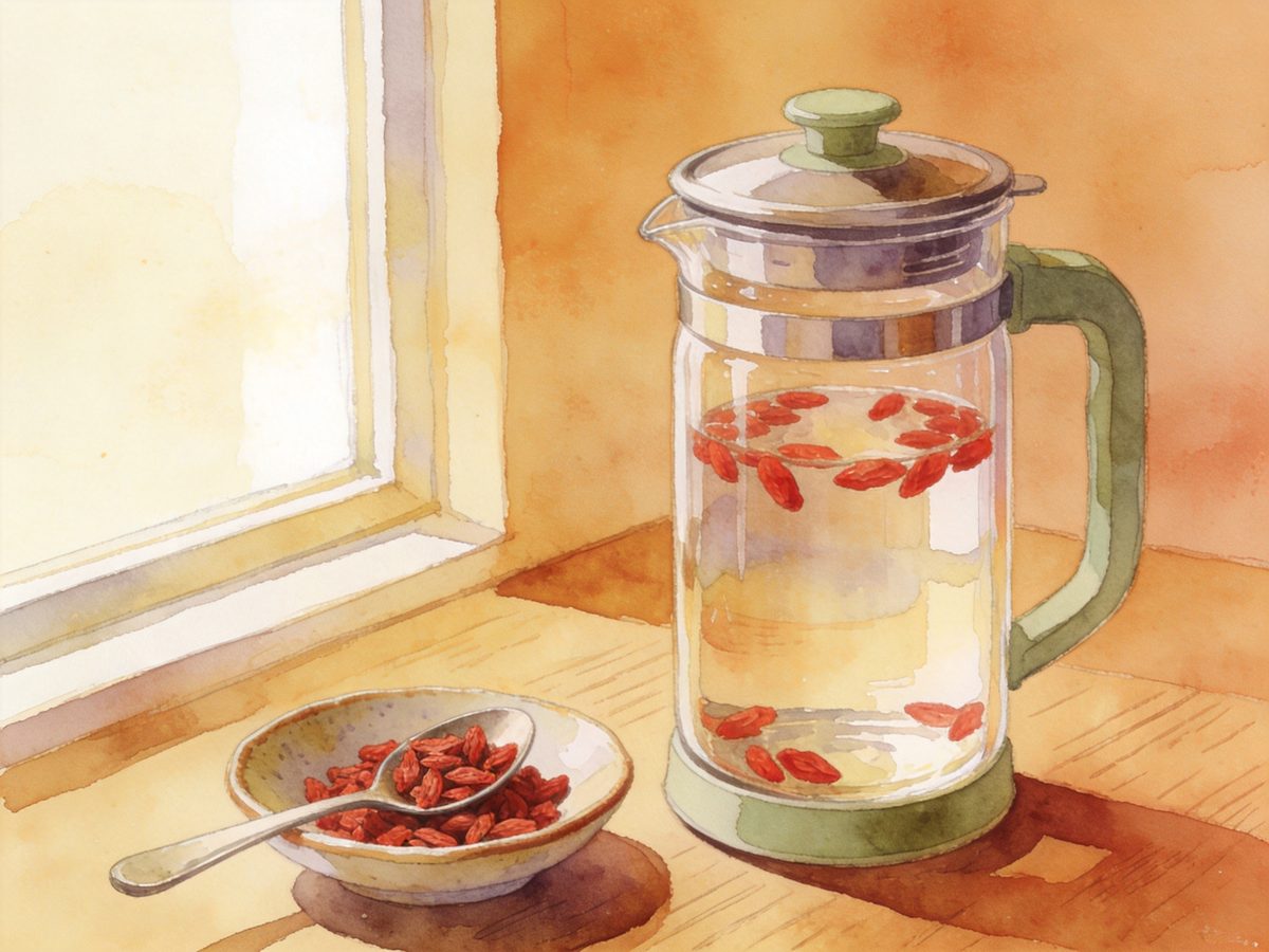 Goji Berries in Hot Water: The Daily Goji Tea Habit