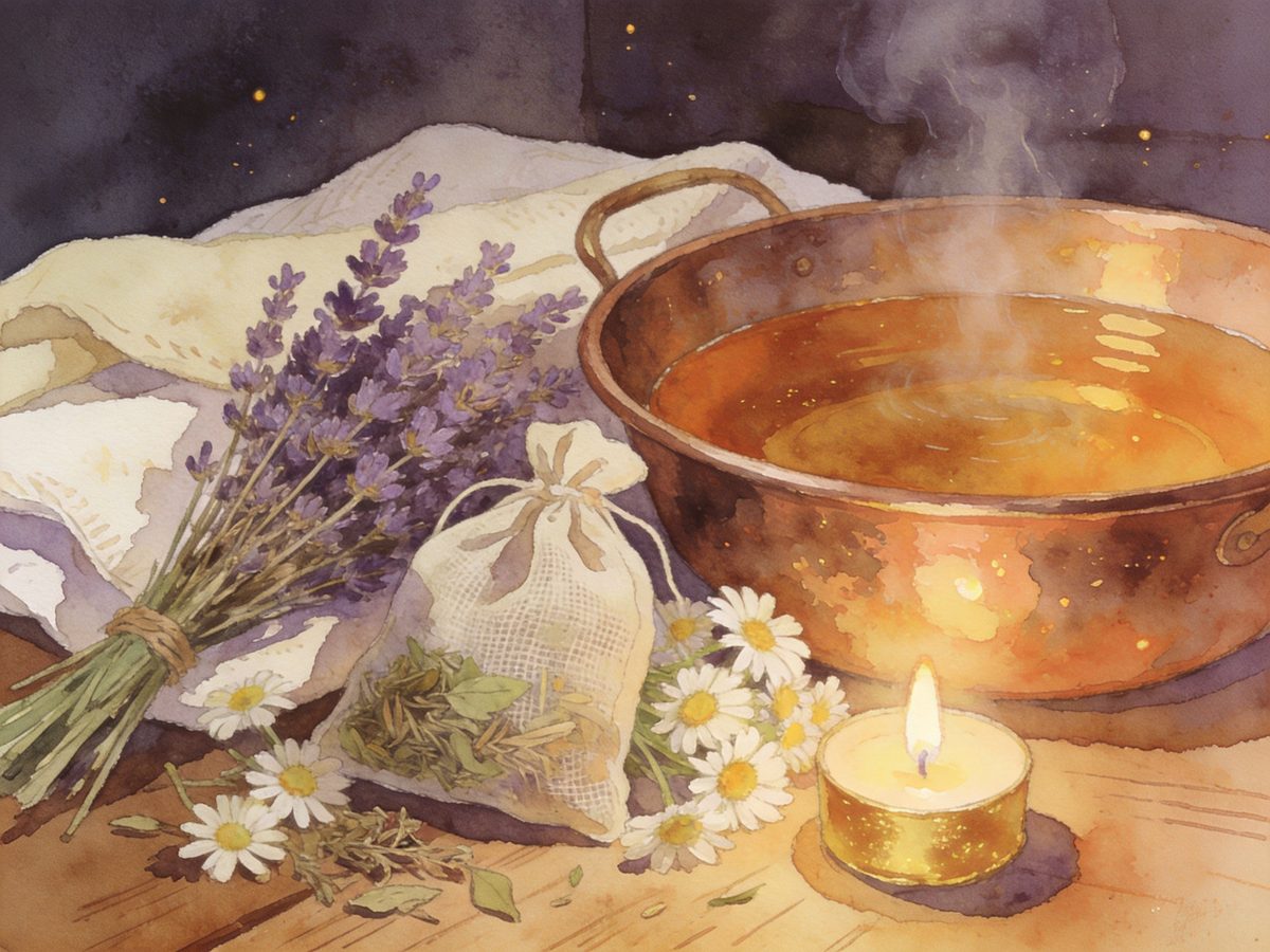 Herbal foot bath additions