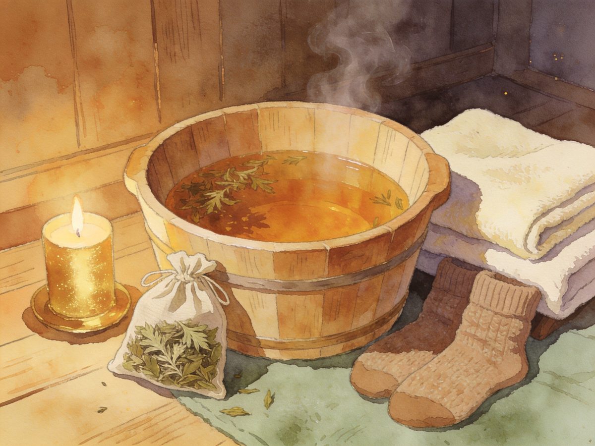 Mugwort Foot Soak: TCM Ritual for Cold Feet + Safety