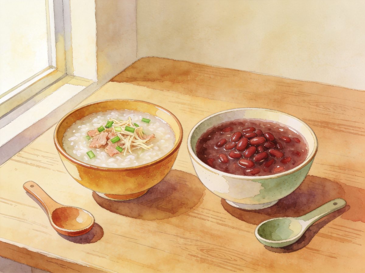 Savory vs Sweet Congee: Two Traditions, One Pot