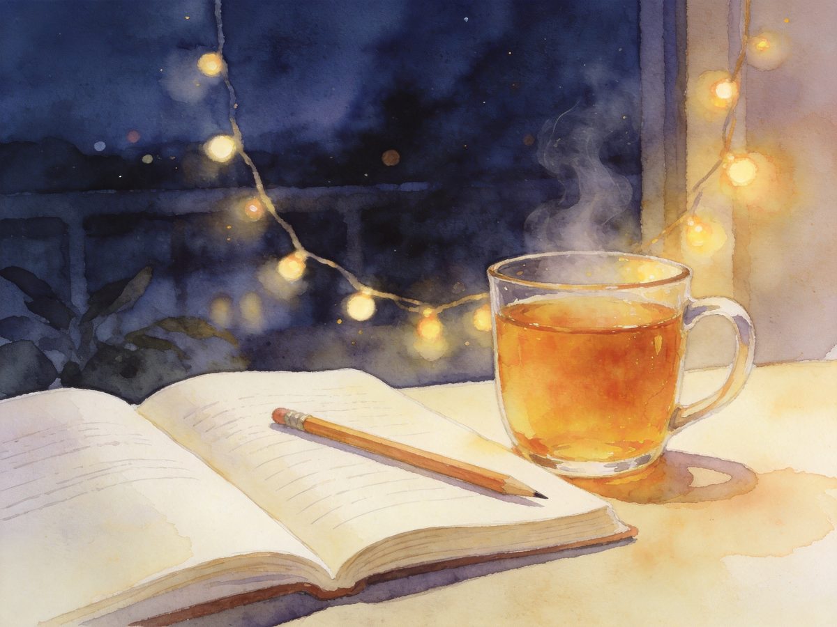 Warm Tea, Journaling, and Quiet Time: 20-Minute Wind-Down