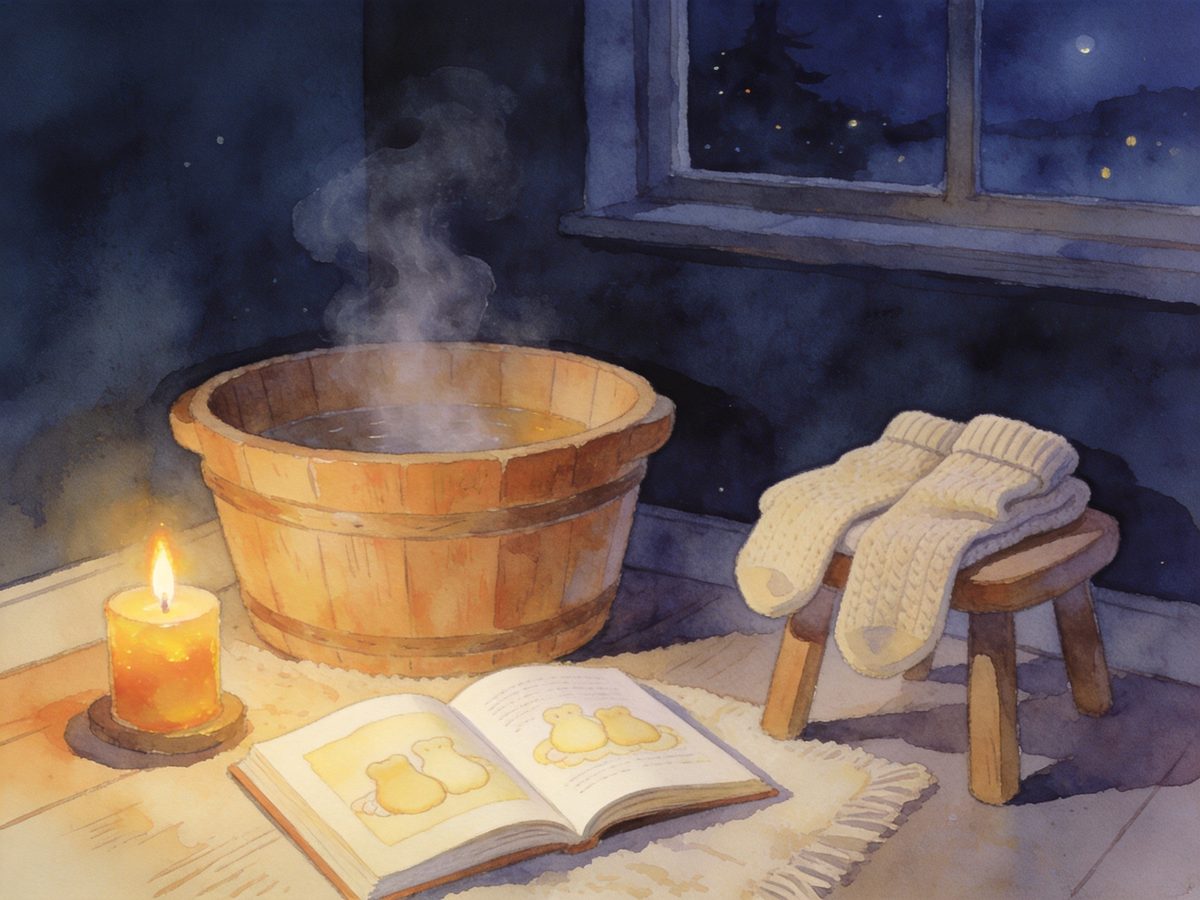 Warm Foot Bath Before Bed: Step-by-Step Routine for Better Sleep